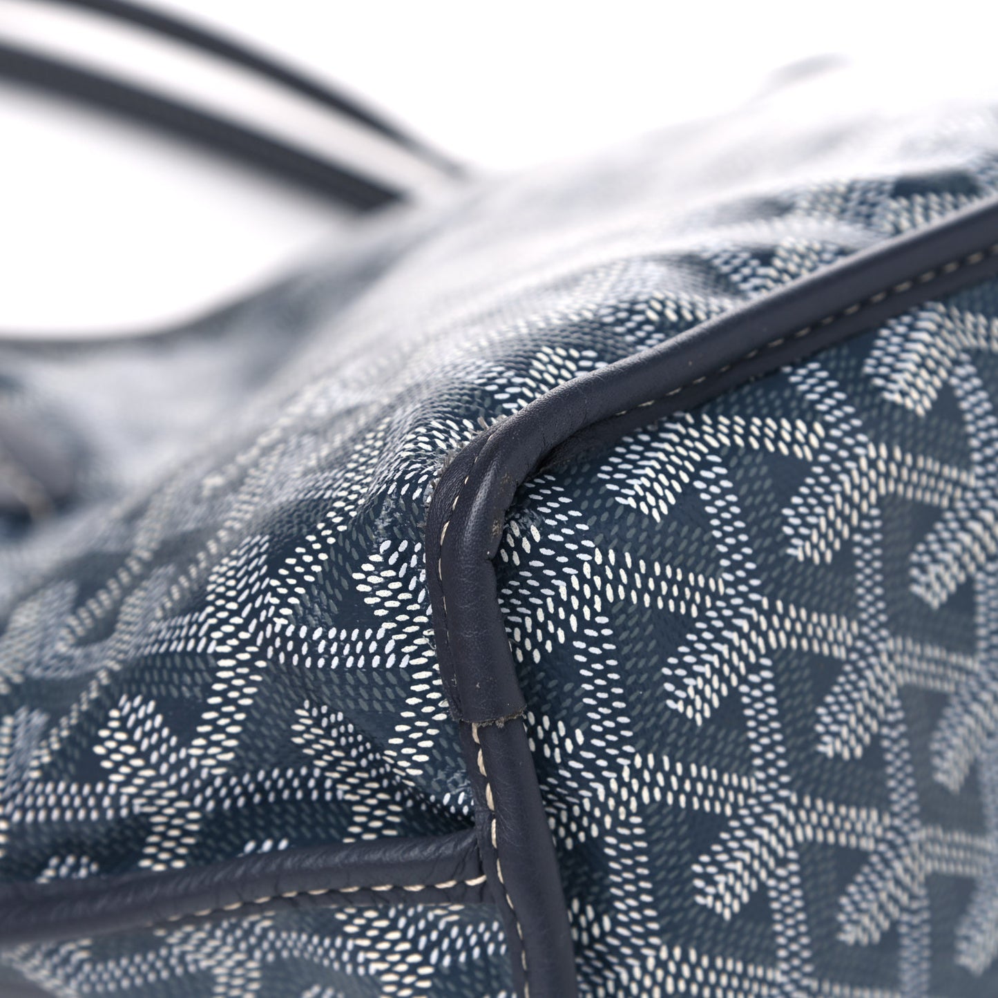 Goyardine Reversible Mini Anjou Navy