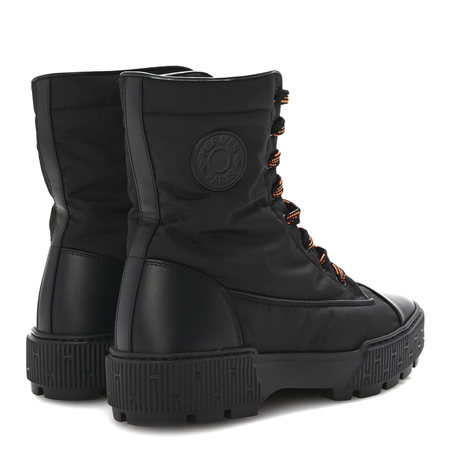 Calfskin Parachute Fresh Ankle Boots 38 Black