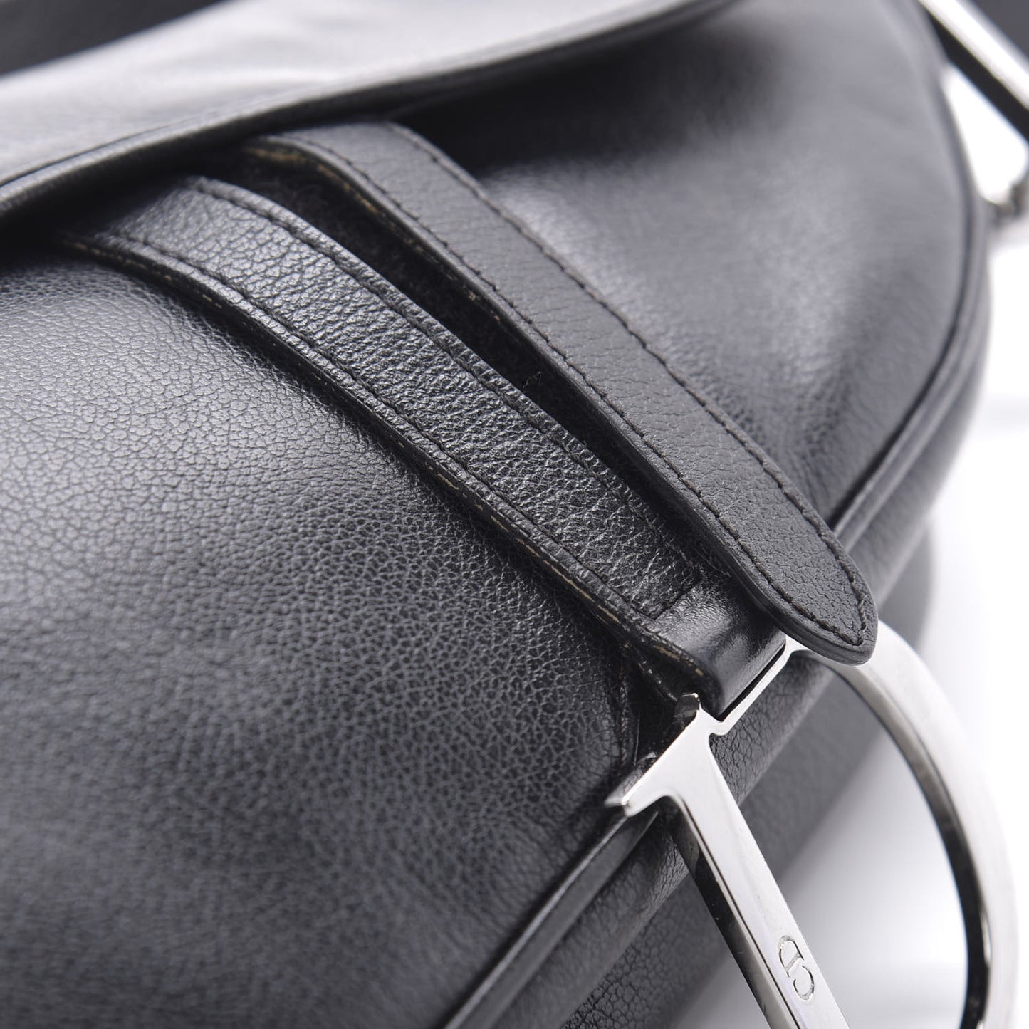Calfskin Saddle Bag Black