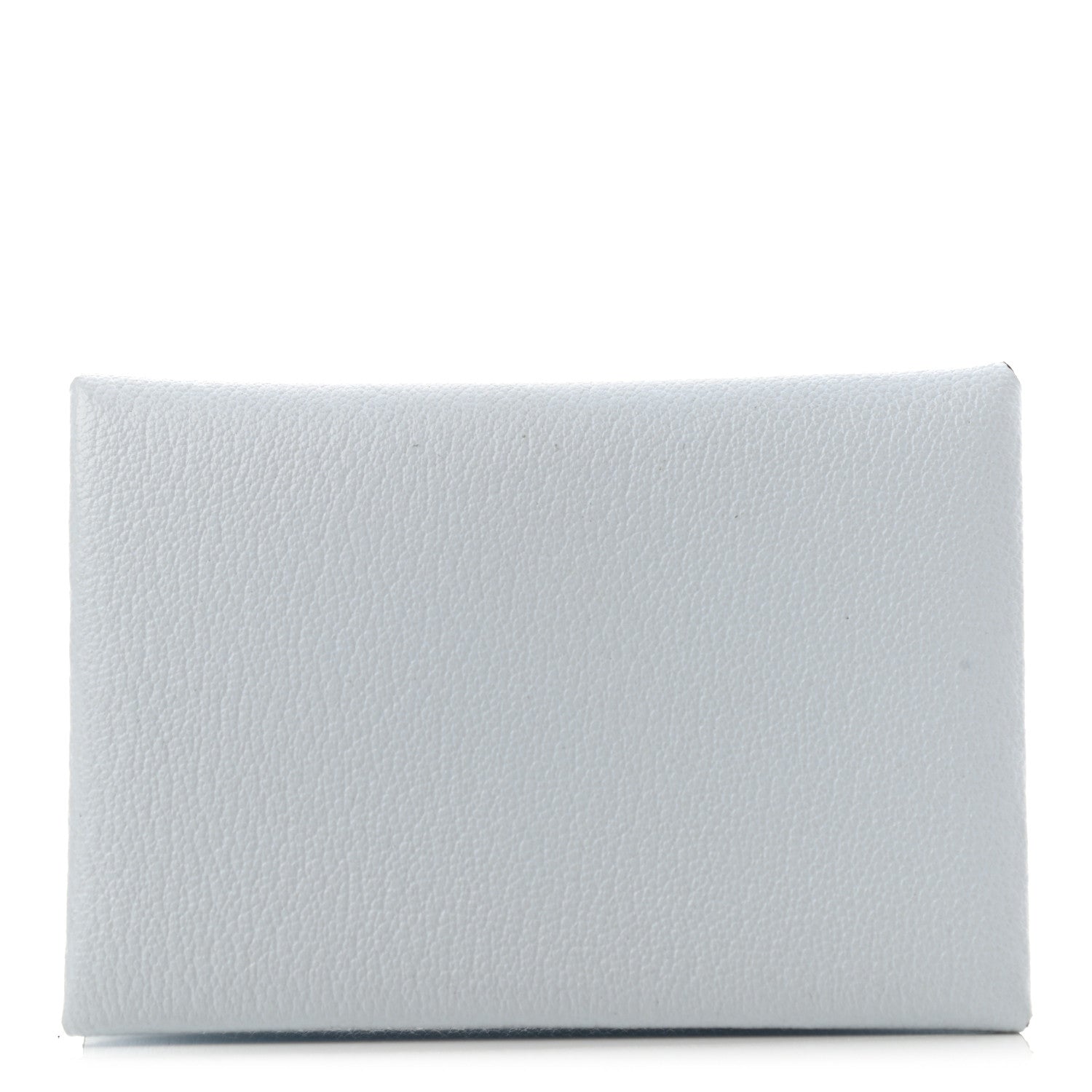 Hermes Chevre Mysore Verso Calvi Duo Card Case Bleu Brume Menthe 1 of 7