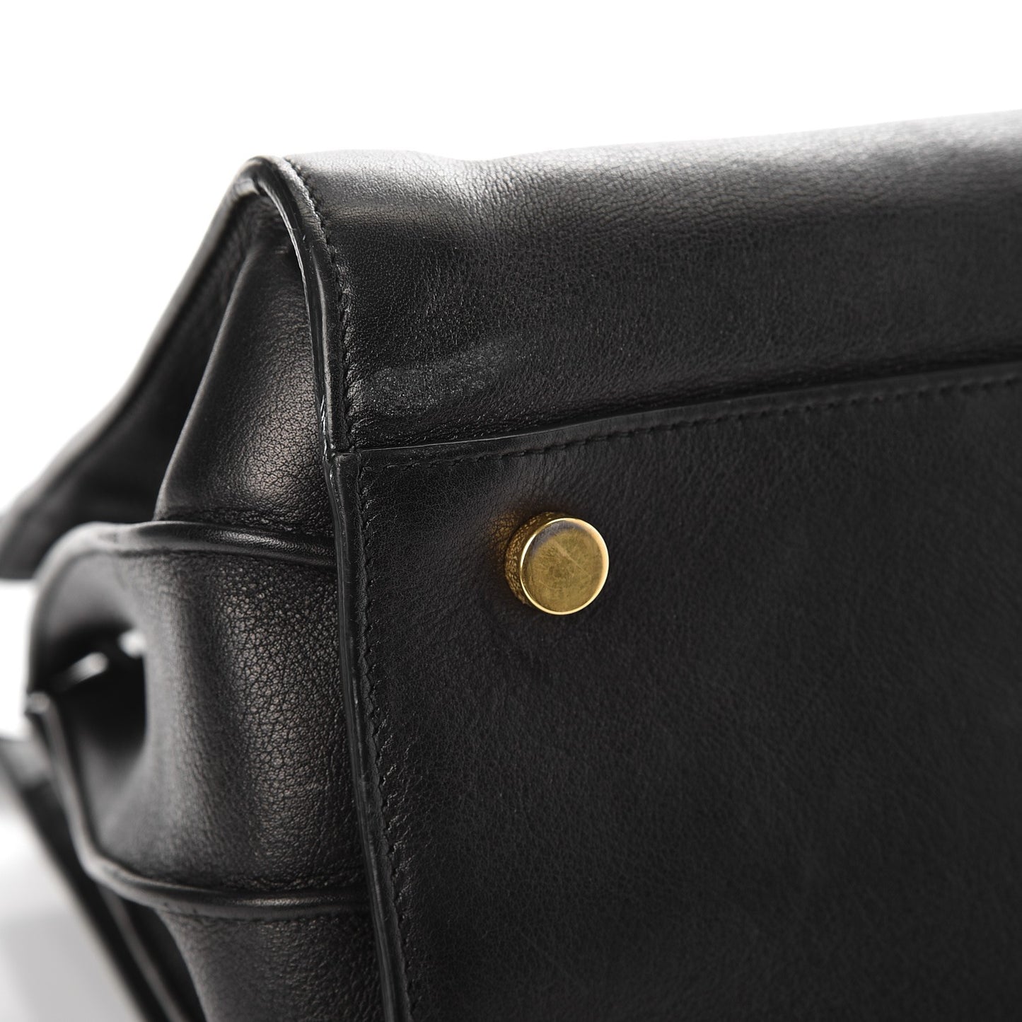 Calfskin Small Sac De Jour Black