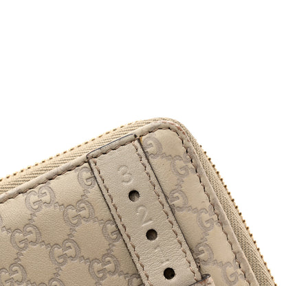 Gucci Microguccissima Nice Zip Around Wallet Off White 8 of 12