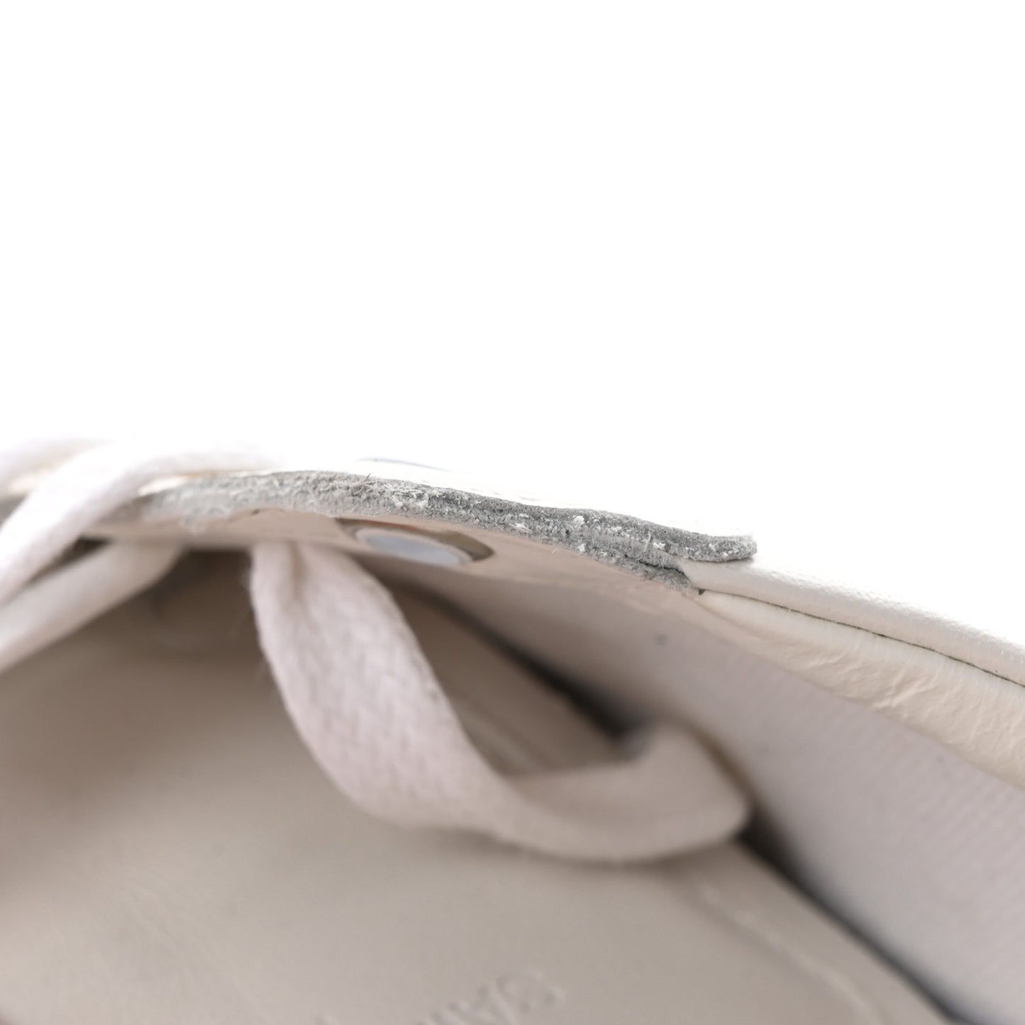Calfskin Snakeskin Embroidered Court Classic Sneakers 38.5 Panna