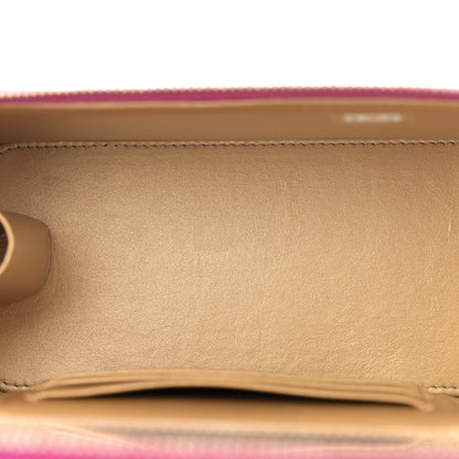 Chanel Lambskin Quilted Small Pearl Crush Vanity Case With Chain Fuchsia 5 of 11