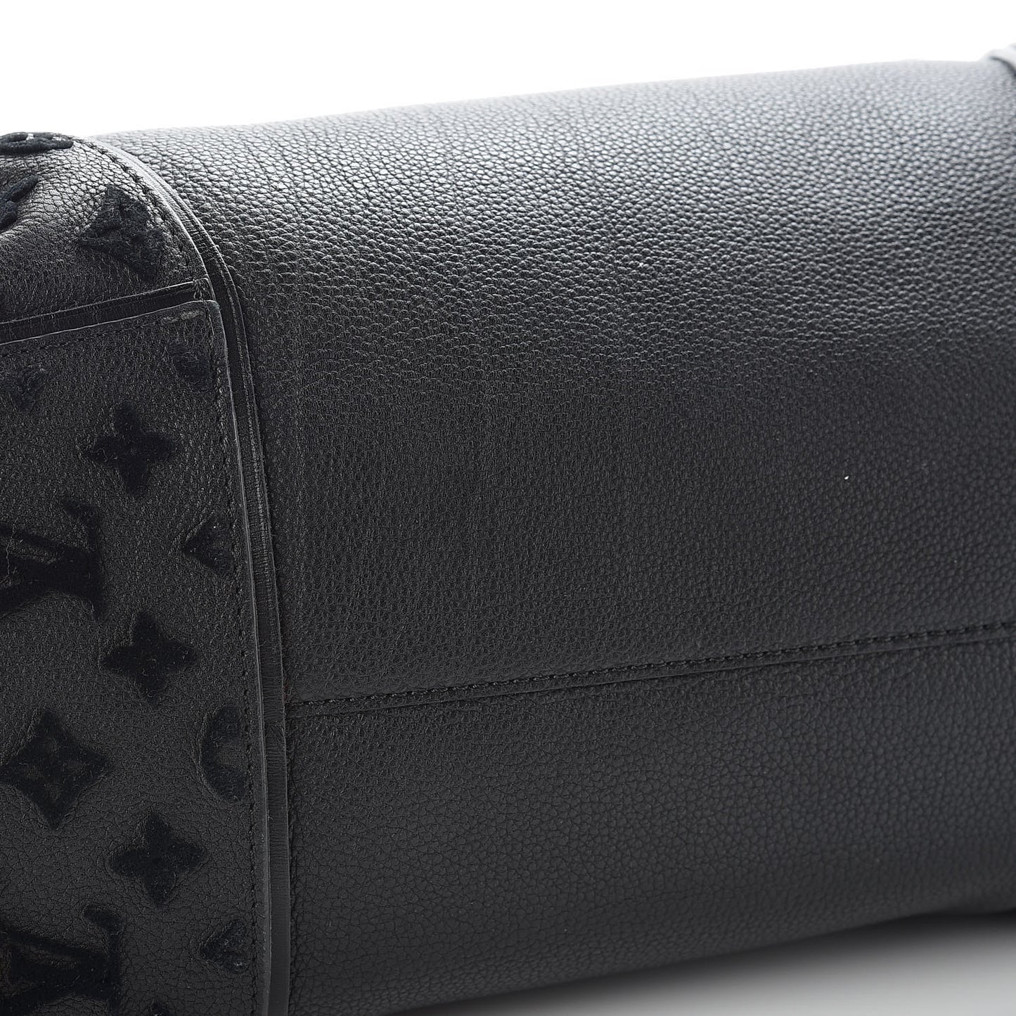 Cuir Orfevre Veau Cachemire Tote W GM Black