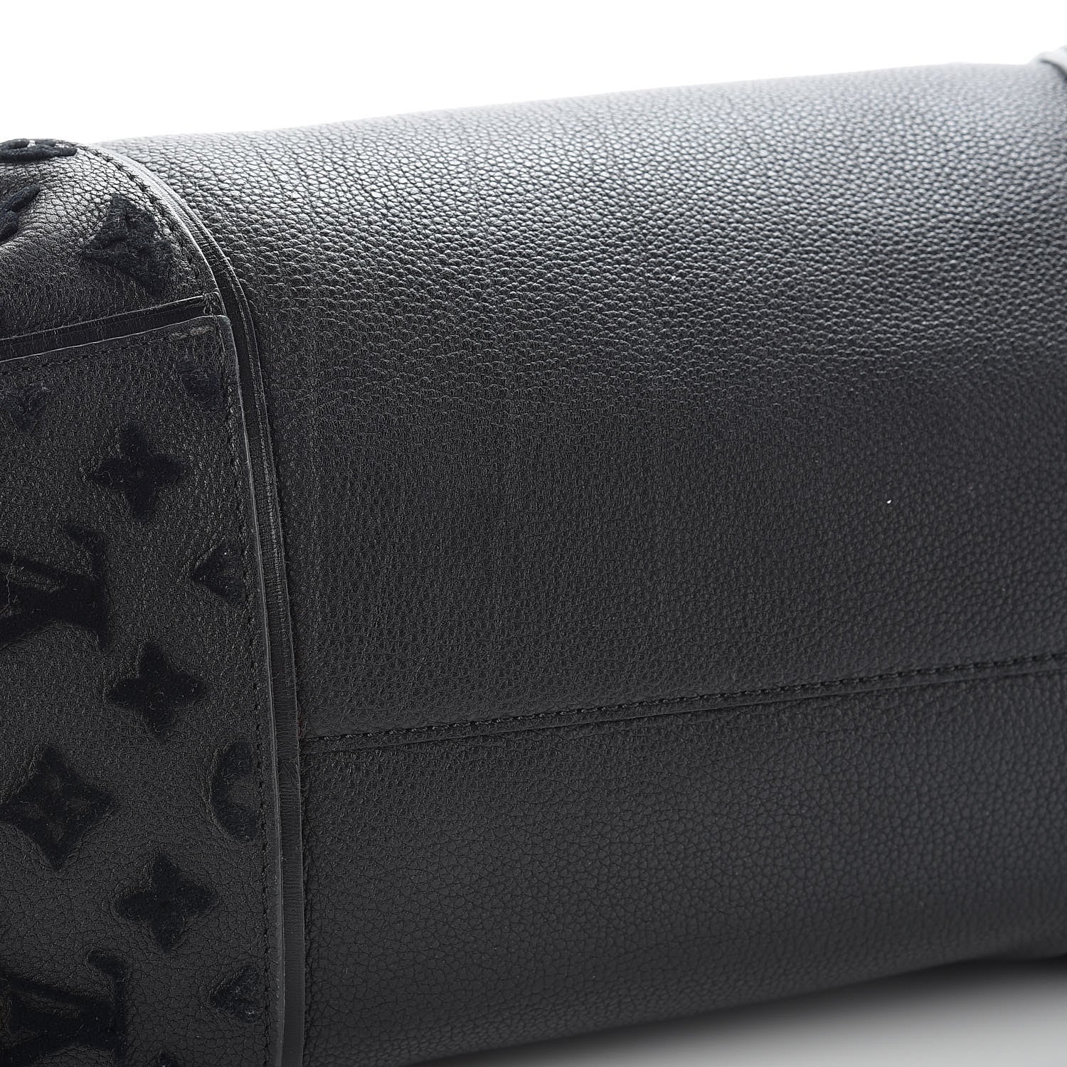 Louis Vuitton Cuir Orfevre Veau Cachemire Tote W GM Black 11 of 14