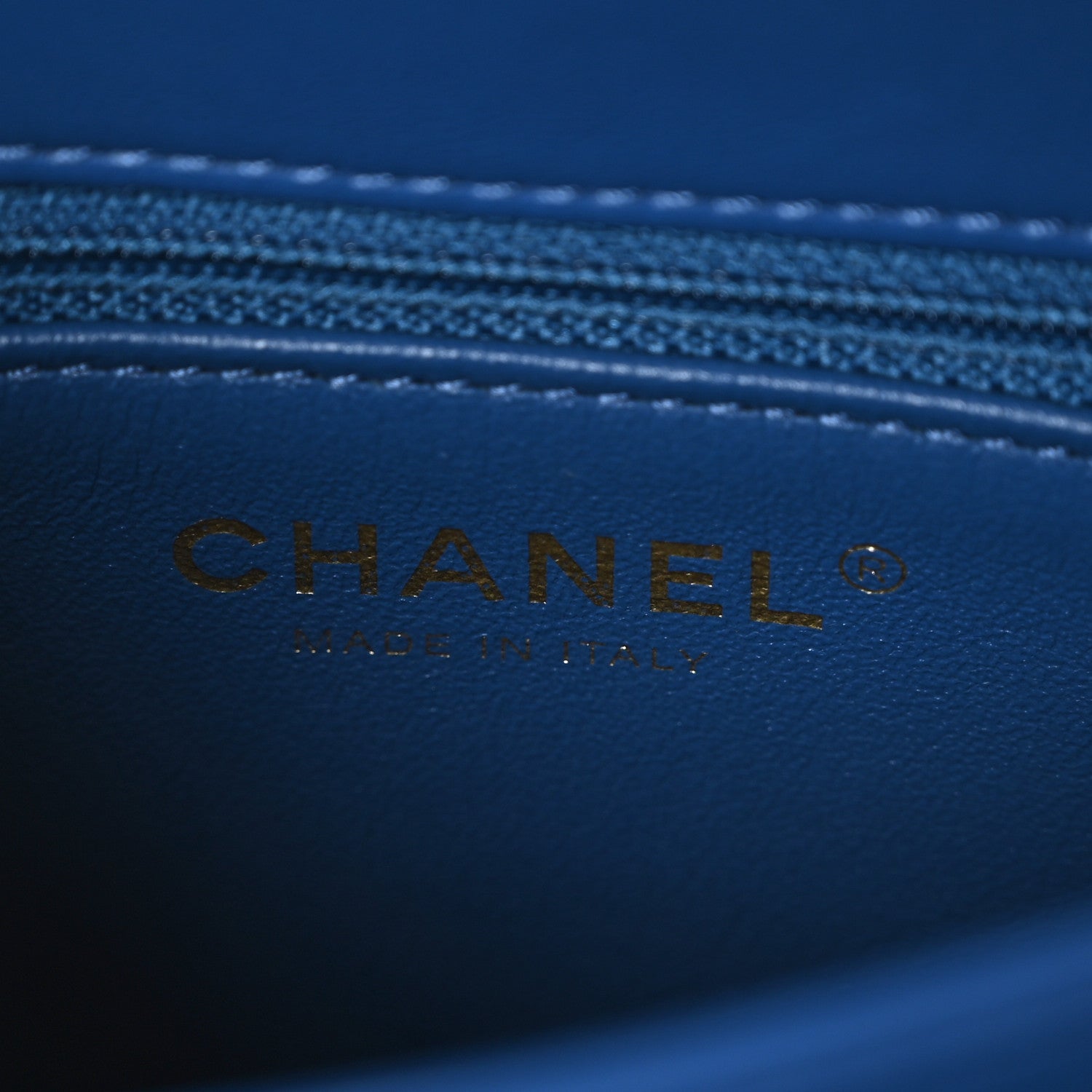 Chanel Lambskin Chevron Quilted Small Trendy CC Dual Handle Flap Bag Blue 7 of 10