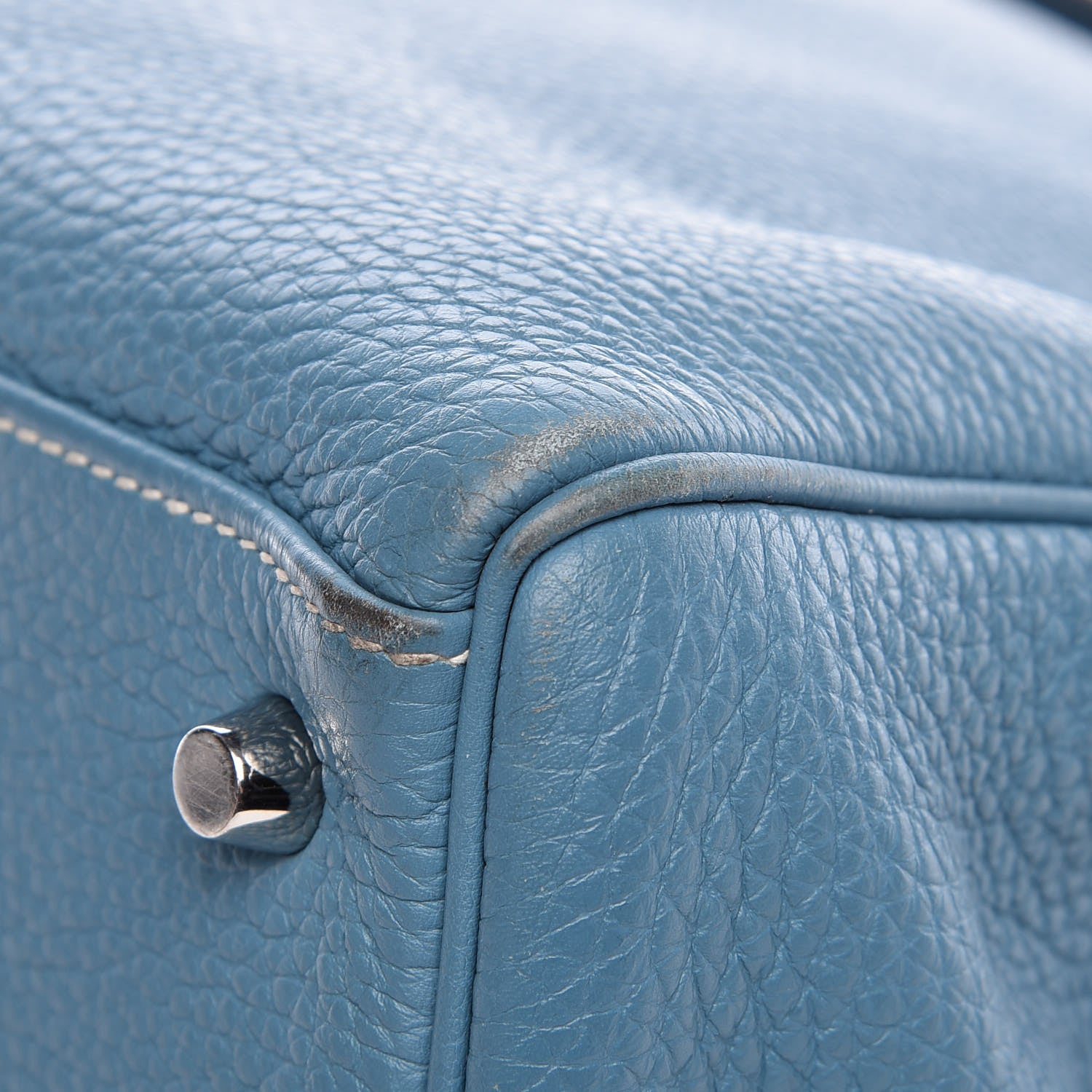 Hermes Togo Kelly Retourne 35 Blue Jean 38 of 41