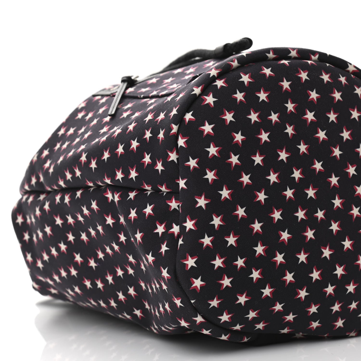 Saint Laurent Canvas Star Print City Sailor Backpack Black 9 of 10