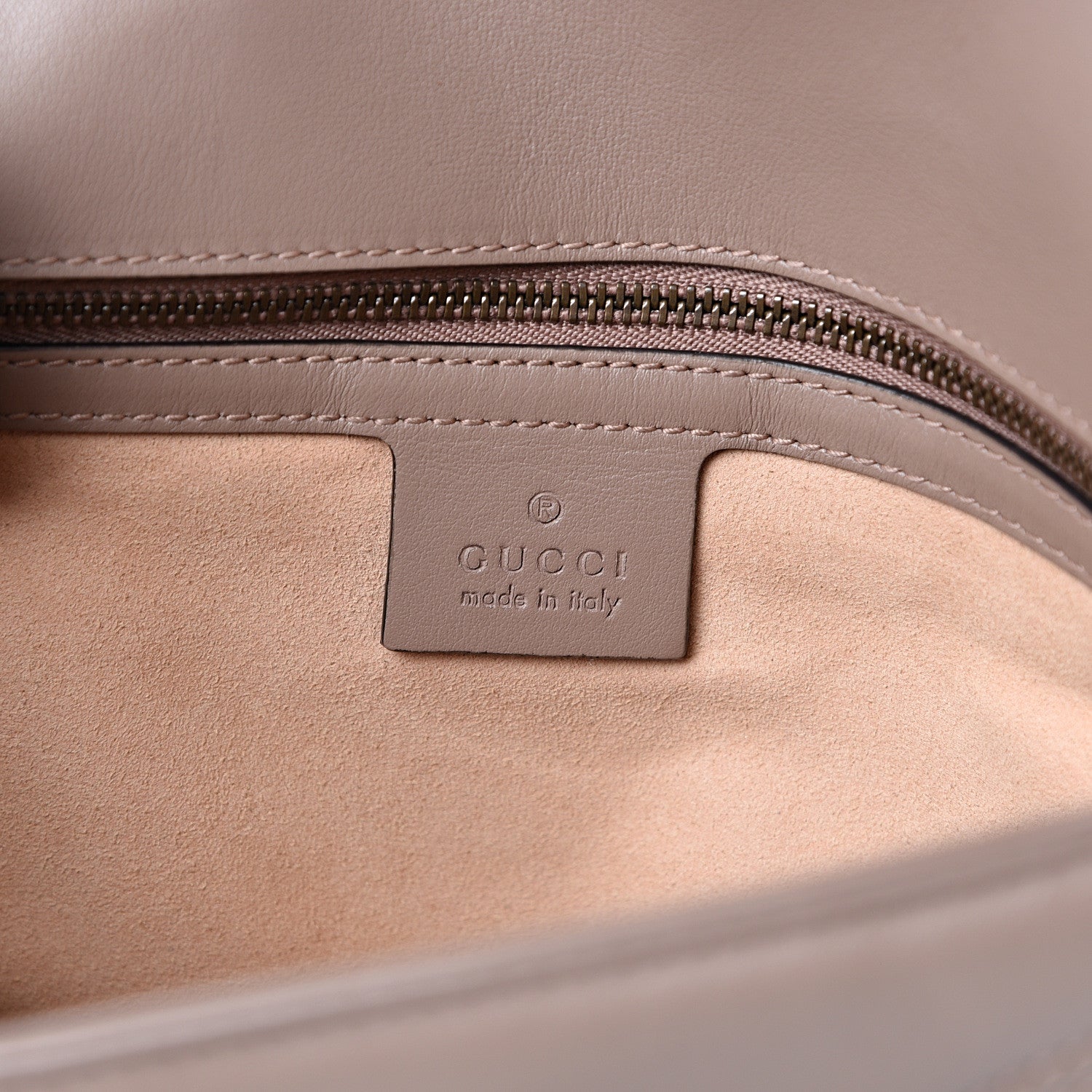 Gucci Calfskin Matelasse Small GG Marmont Shoulder Bag Porcelain Rose 5 of 13