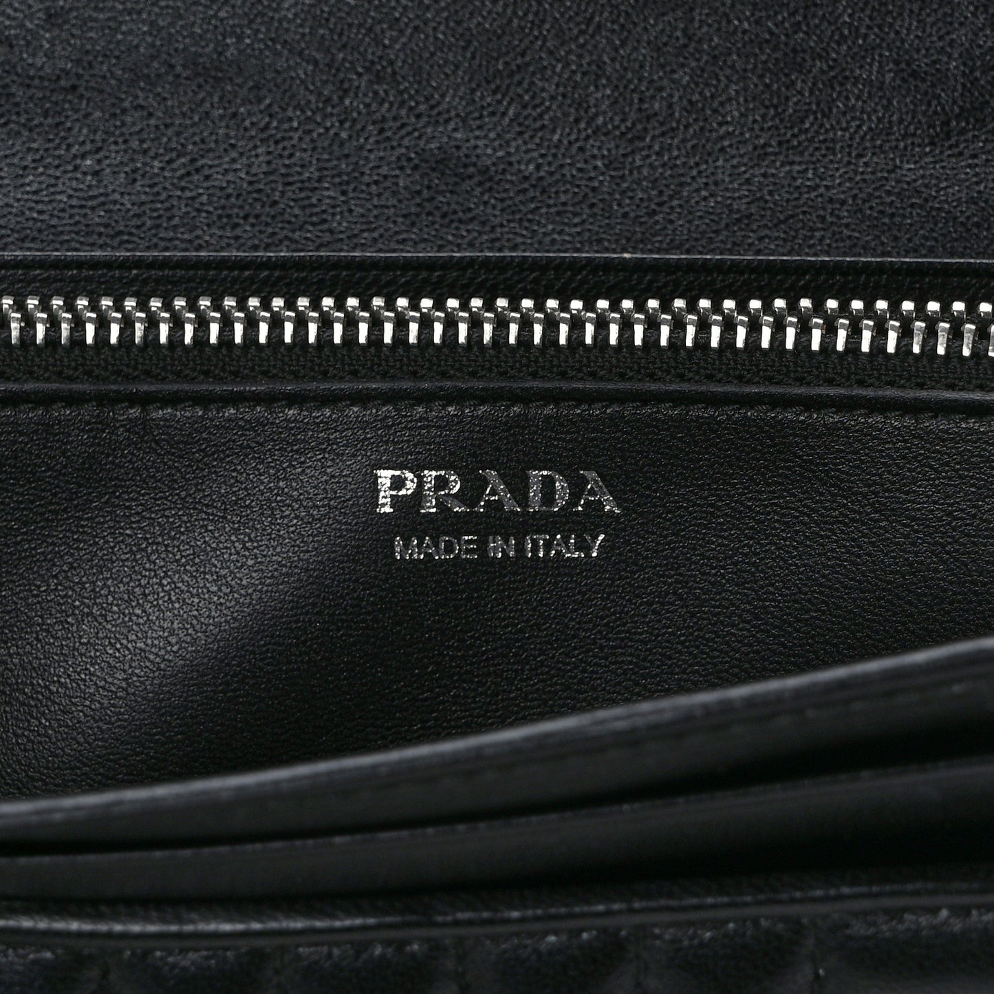 Soft Calfskin Diagramme Continental Wallet Black