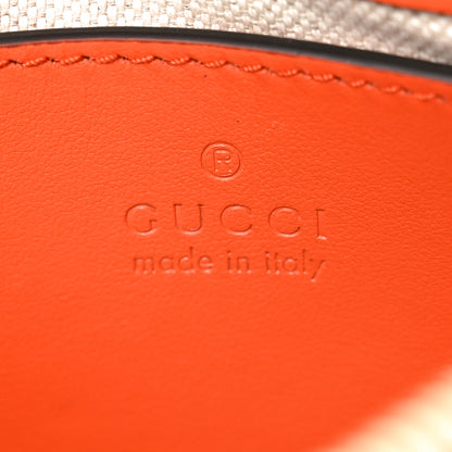 Gucci Calfskin GG Matelasse Chain Handbag Deep Orange Natural 6 of 10