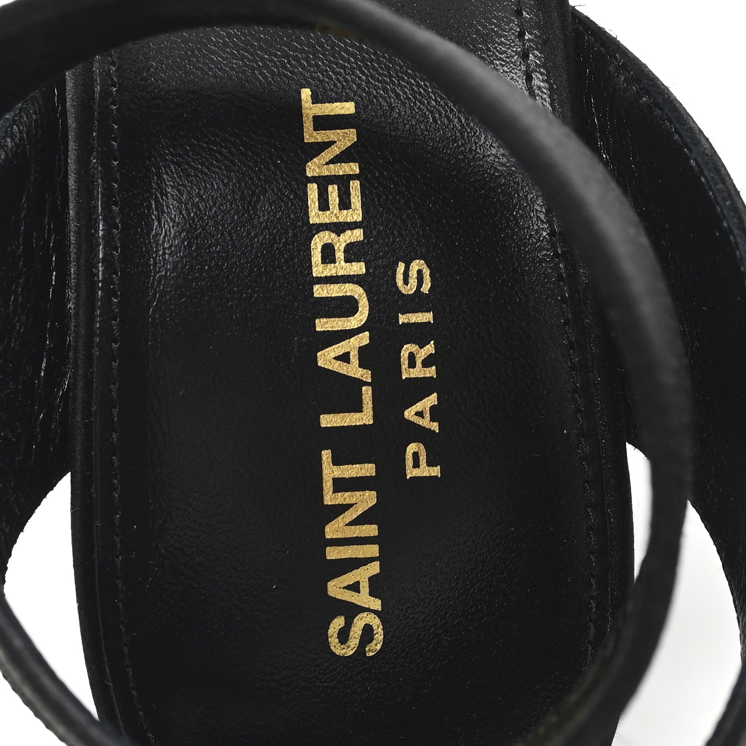 Saint Laurent Raso Regale Bianca 85 Platform Sandals 39 Black 8 of 10