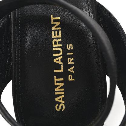 Saint Laurent Raso Regale Bianca 85 Platform Sandals 39 Black 8 of 10