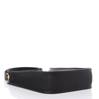 Hermes Taurillon Clemence Evelyne TPM Black 4 of 11