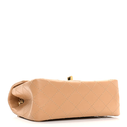 Chanel Aged Calfskin Quilted 2.55 Reissue Mini Flap Beige 4 of 11