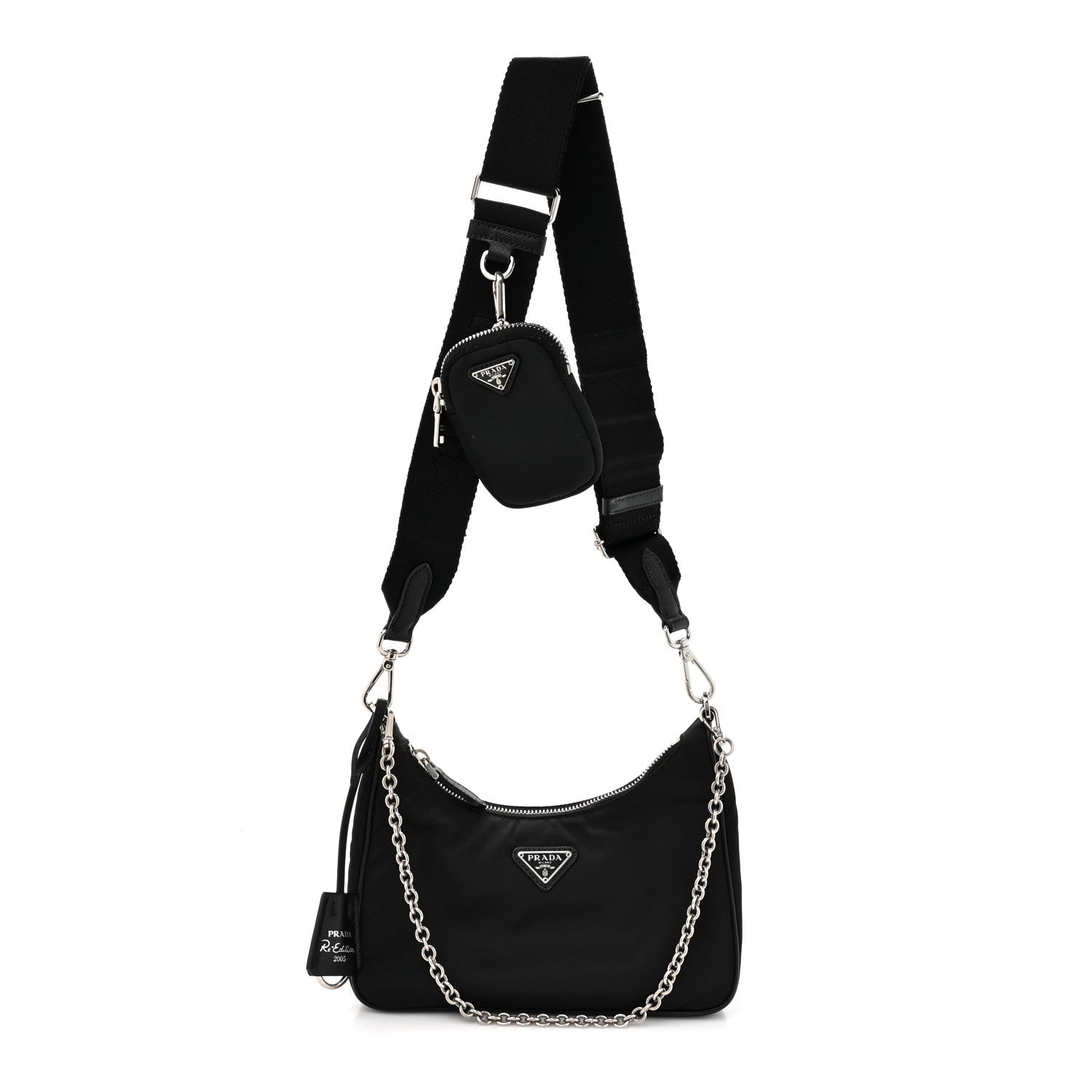 Prada Nylon Re-Edition 2005 Shoulder Bag Black 1 of 9