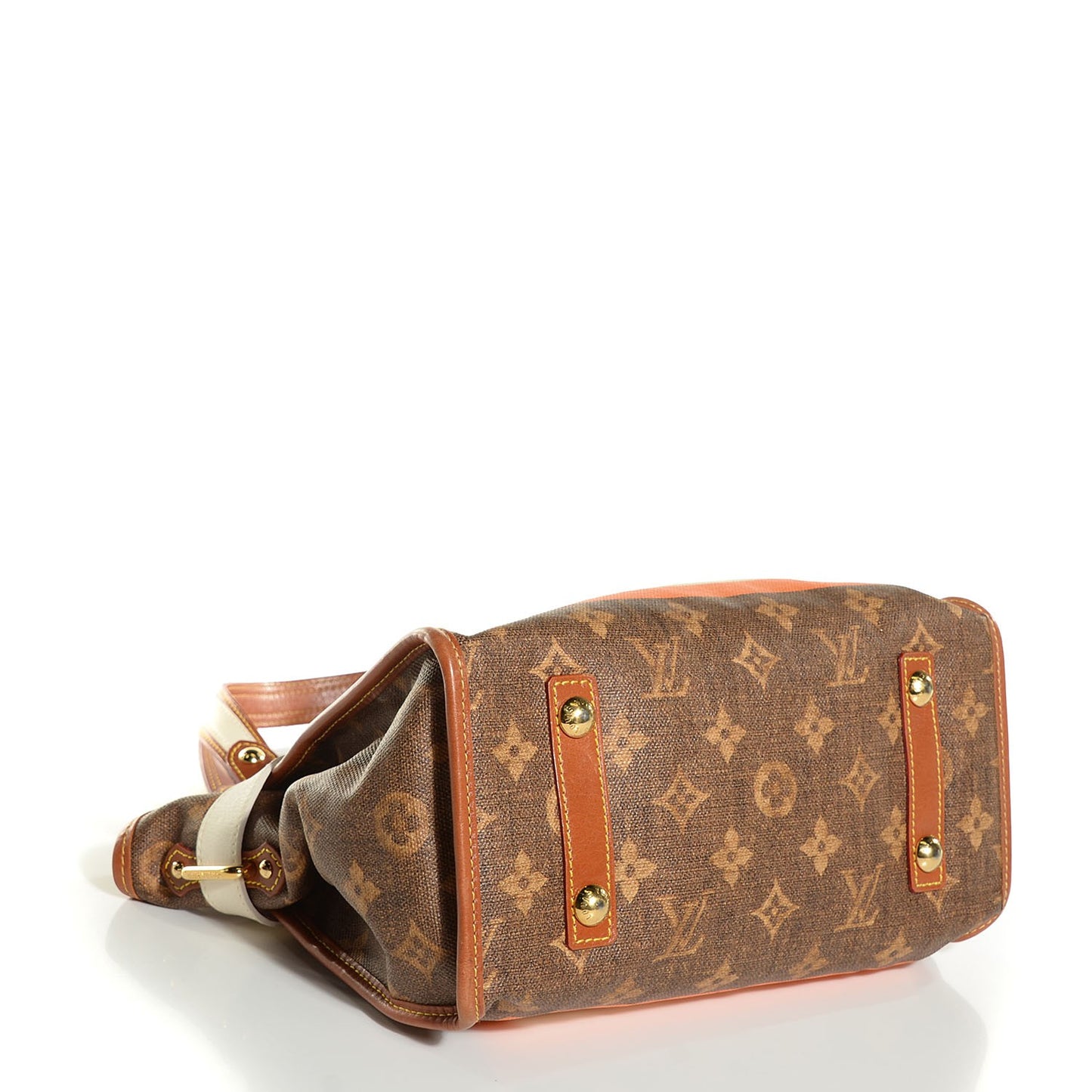 Monogram Rayures Tisse Sac PM