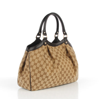Gucci Monogram Medium Sukey Tote Dark Brown 3 of 7