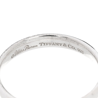 Tiffany Sterling Silver Enamel Paloma Picasso Love Band Ring 50 5.25 Red 4 of 4