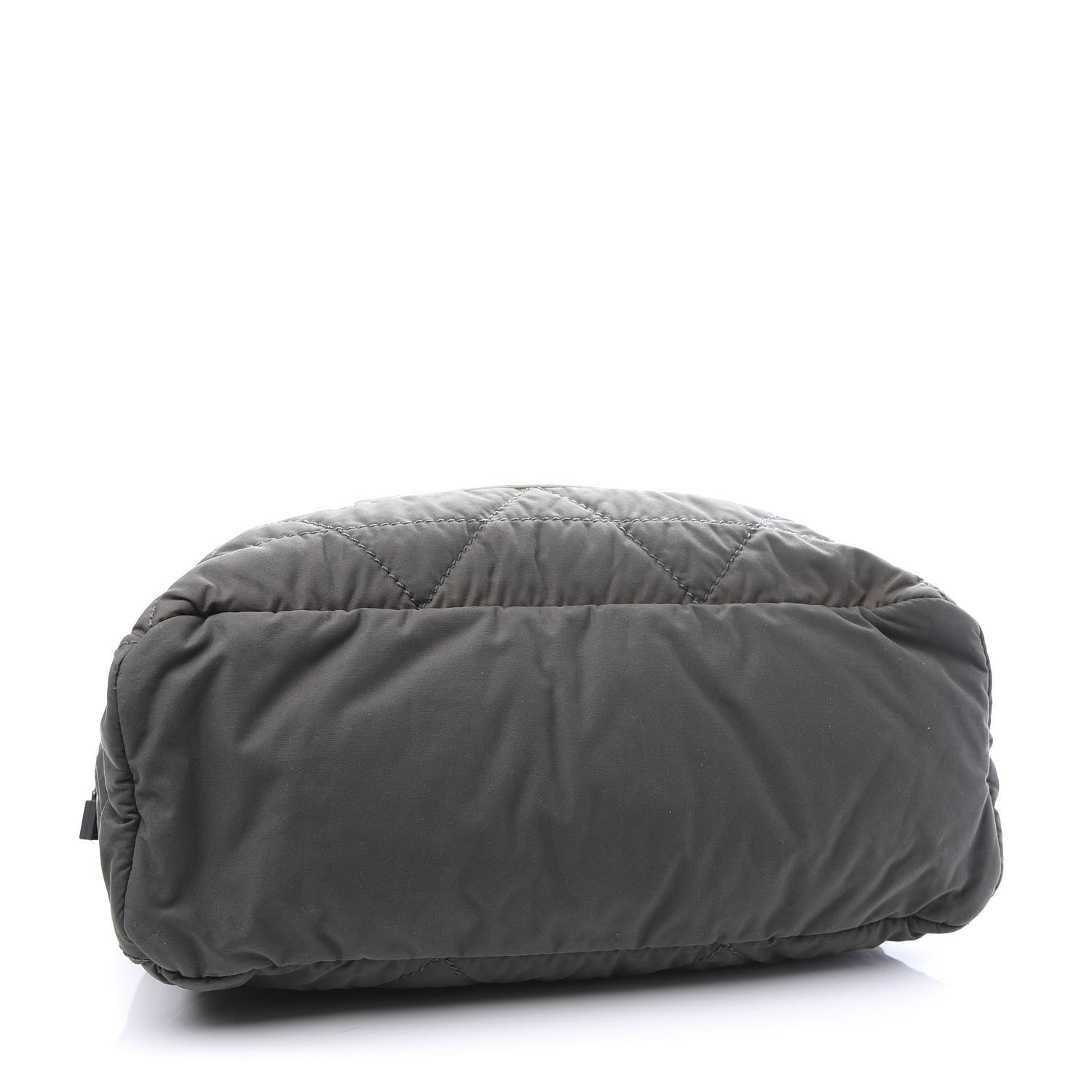 Chanel Nylon Sport Logo Duffel Grey White 3 of 11