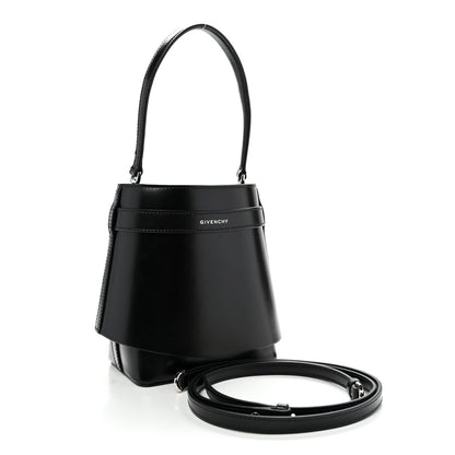Givenchy Box Calfskin Shark Lock Bucket Bag Black 2 of 8