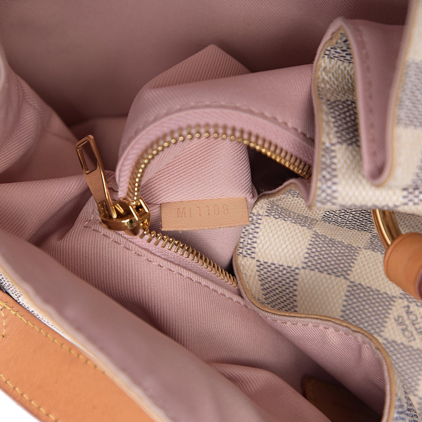 Damier Azur Graceful PM Rose Ballerine