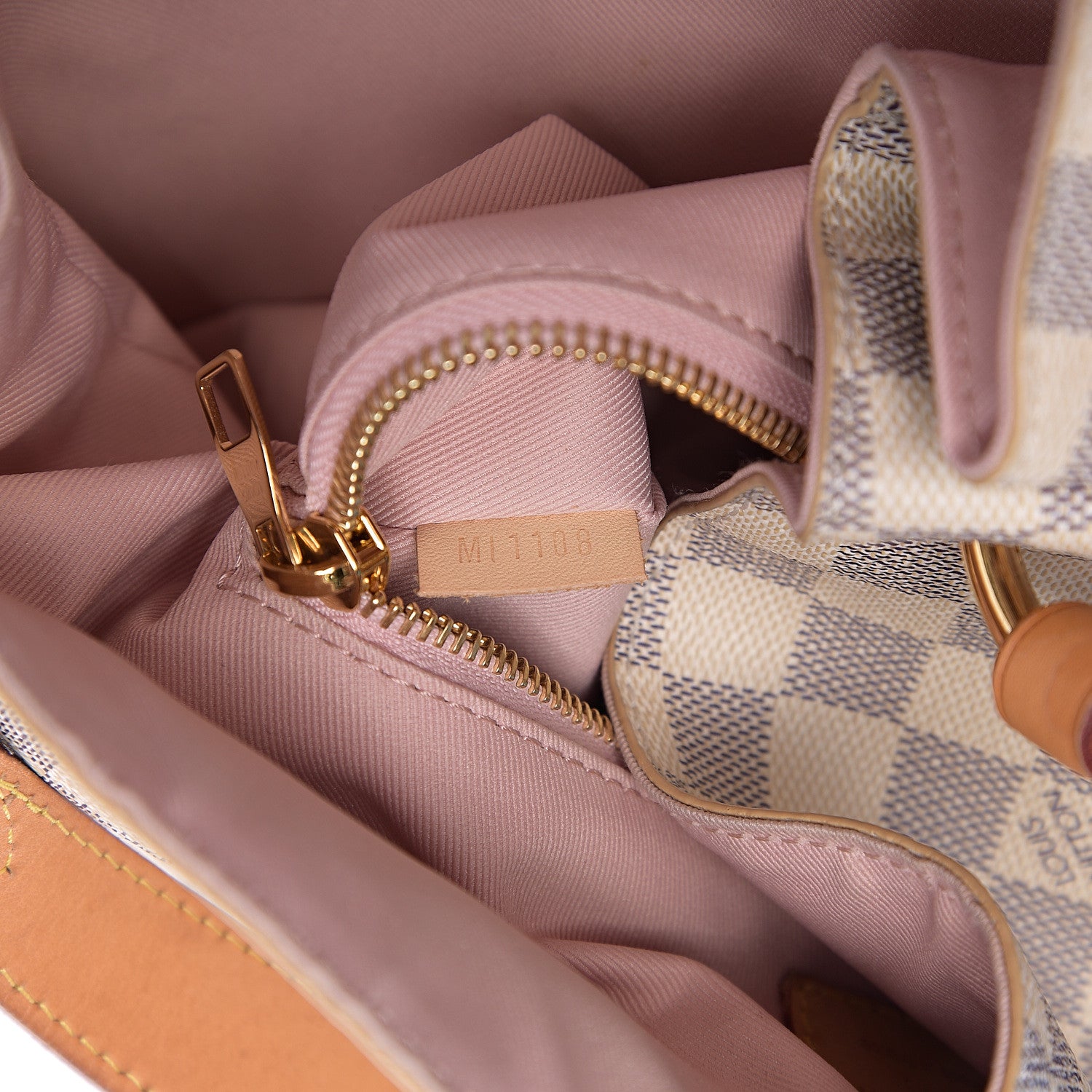 Louis Vuitton Damier Azur Graceful PM Rose Ballerine 6 of 10