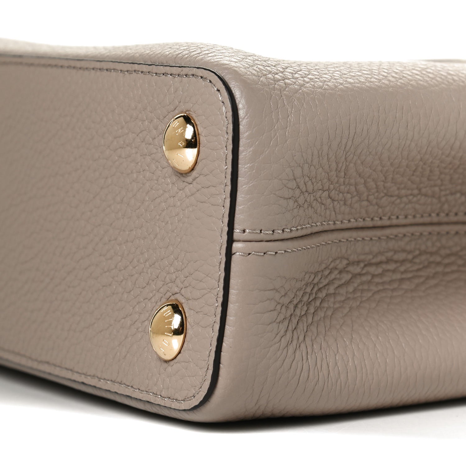 Louis Vuitton Taurillon Capucines BB Galet 8 of 8