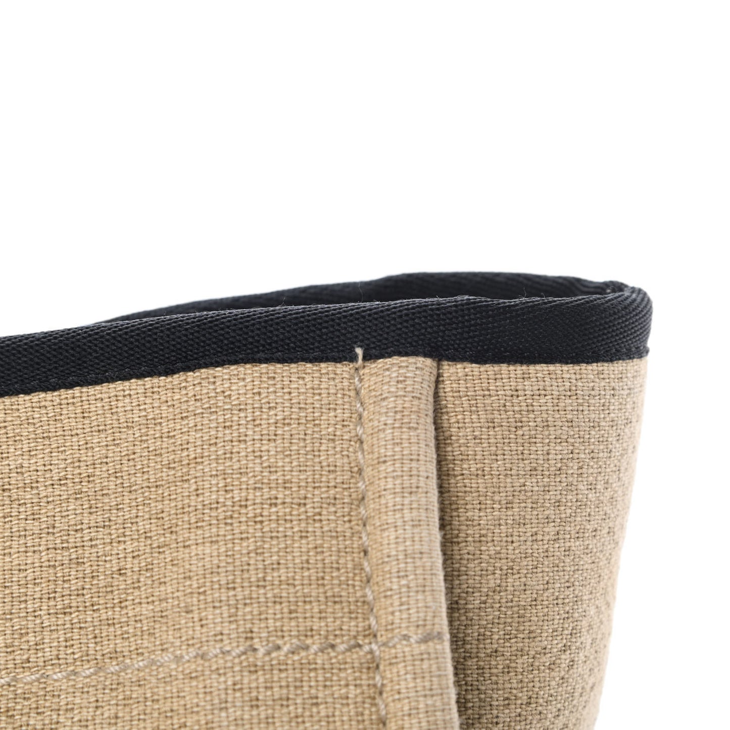 Canvas Small Deauville Tote Beige Black
