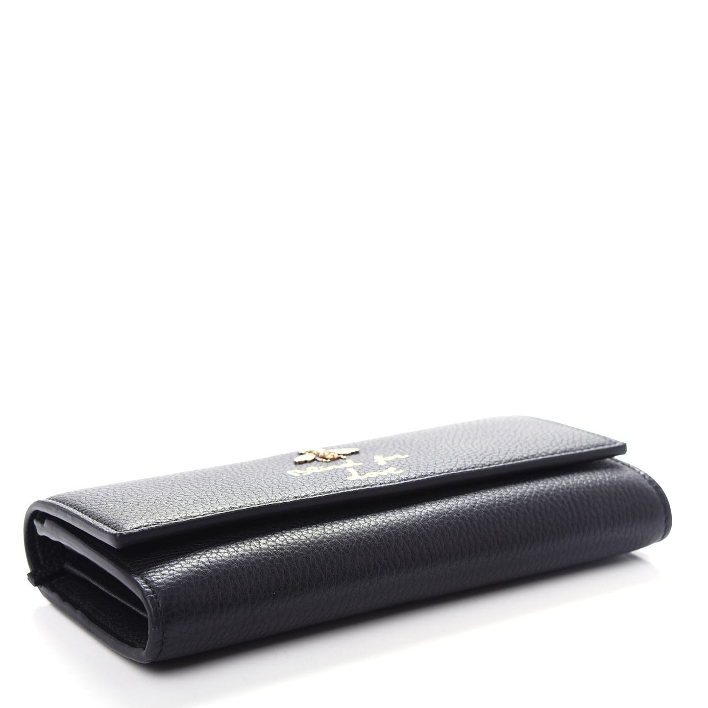 Calfskin Animalier Continental Wallet Black
