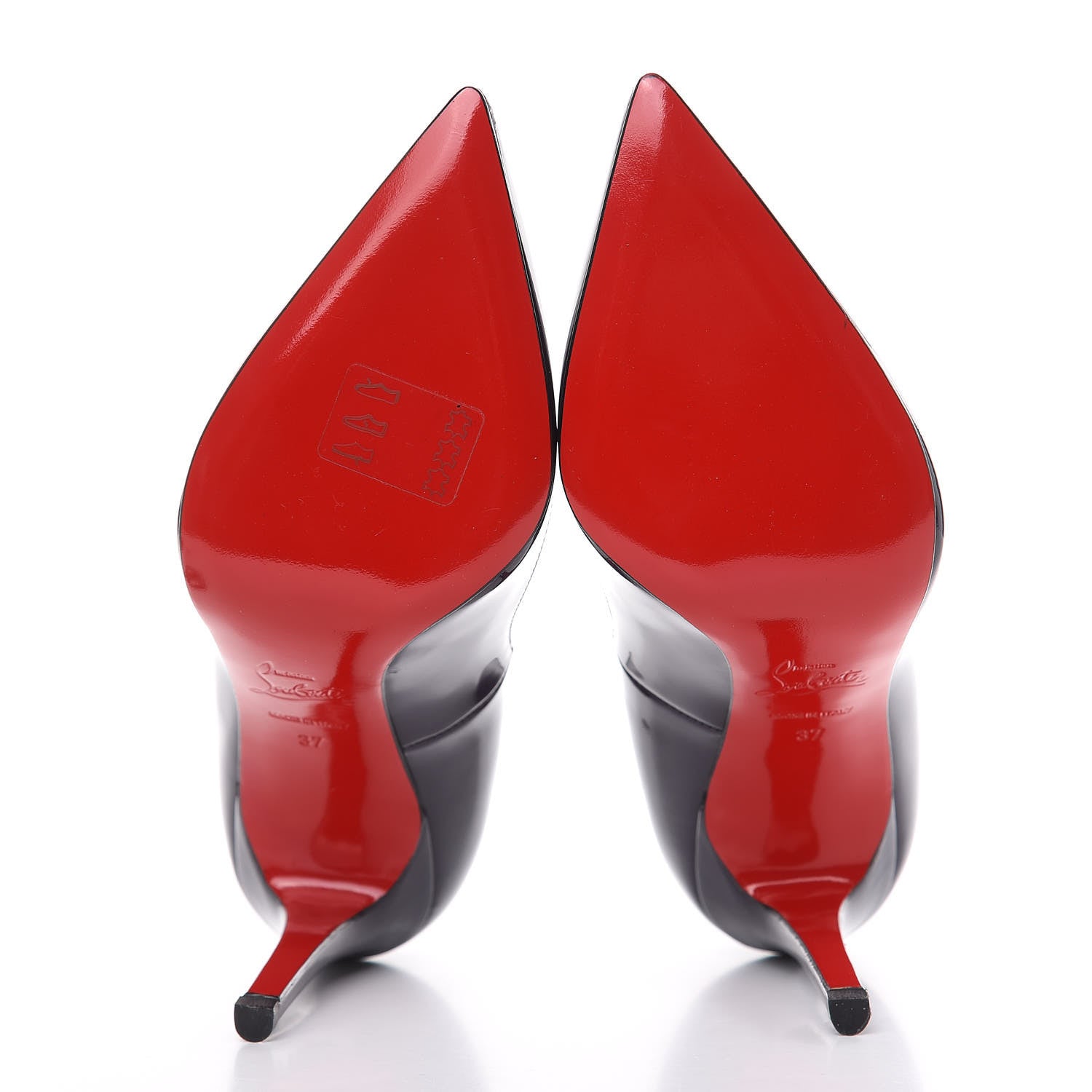 Christian Louboutin Patent Pigalle 100 Pumps 37 Iris 5 of 9