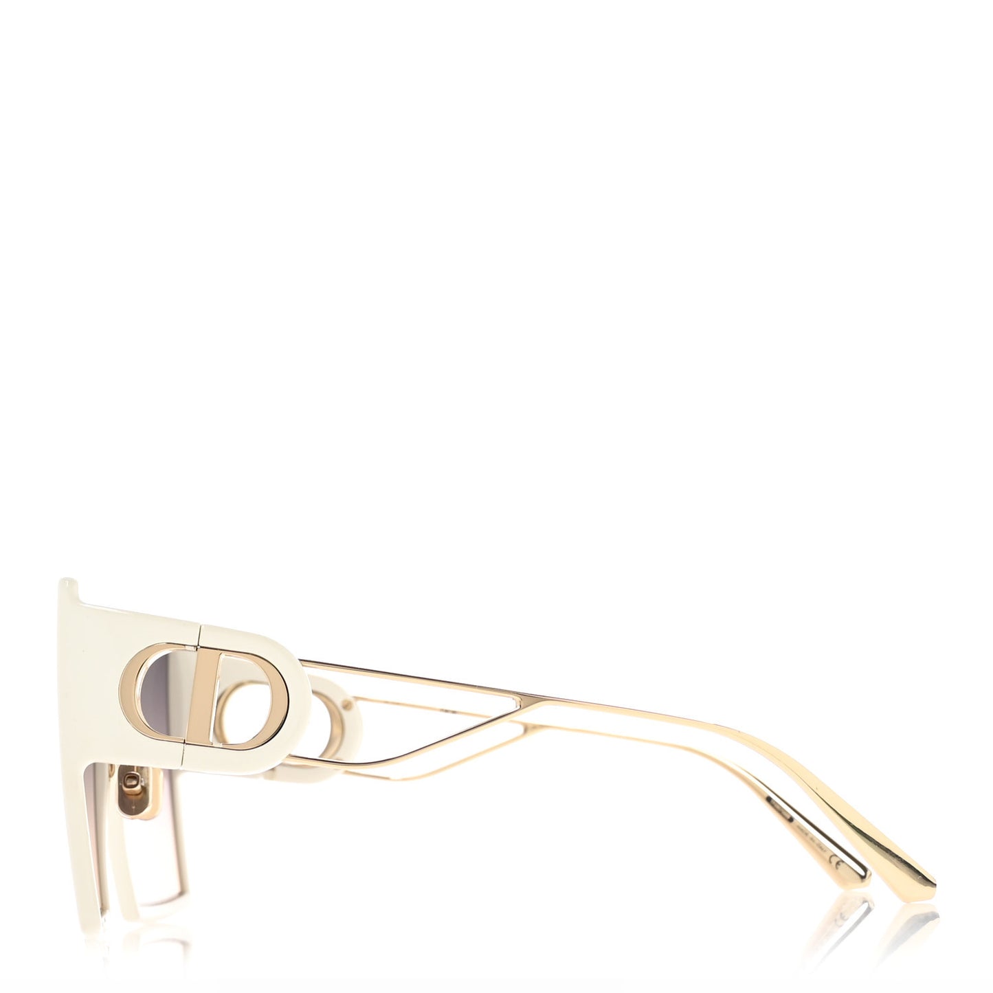 Square 30 Montaigne SU Sunglasses White