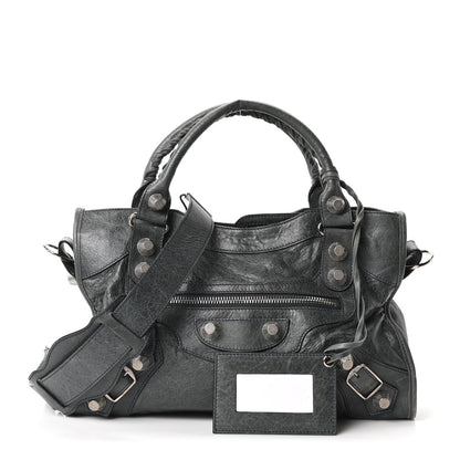 Balenciaga Agneau Giant 21 Silver Hardware City Anthracite 3 of 12