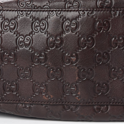 Gucci Guccissima Small Pelham Shoulder Bag Chocolate 12 of 17
