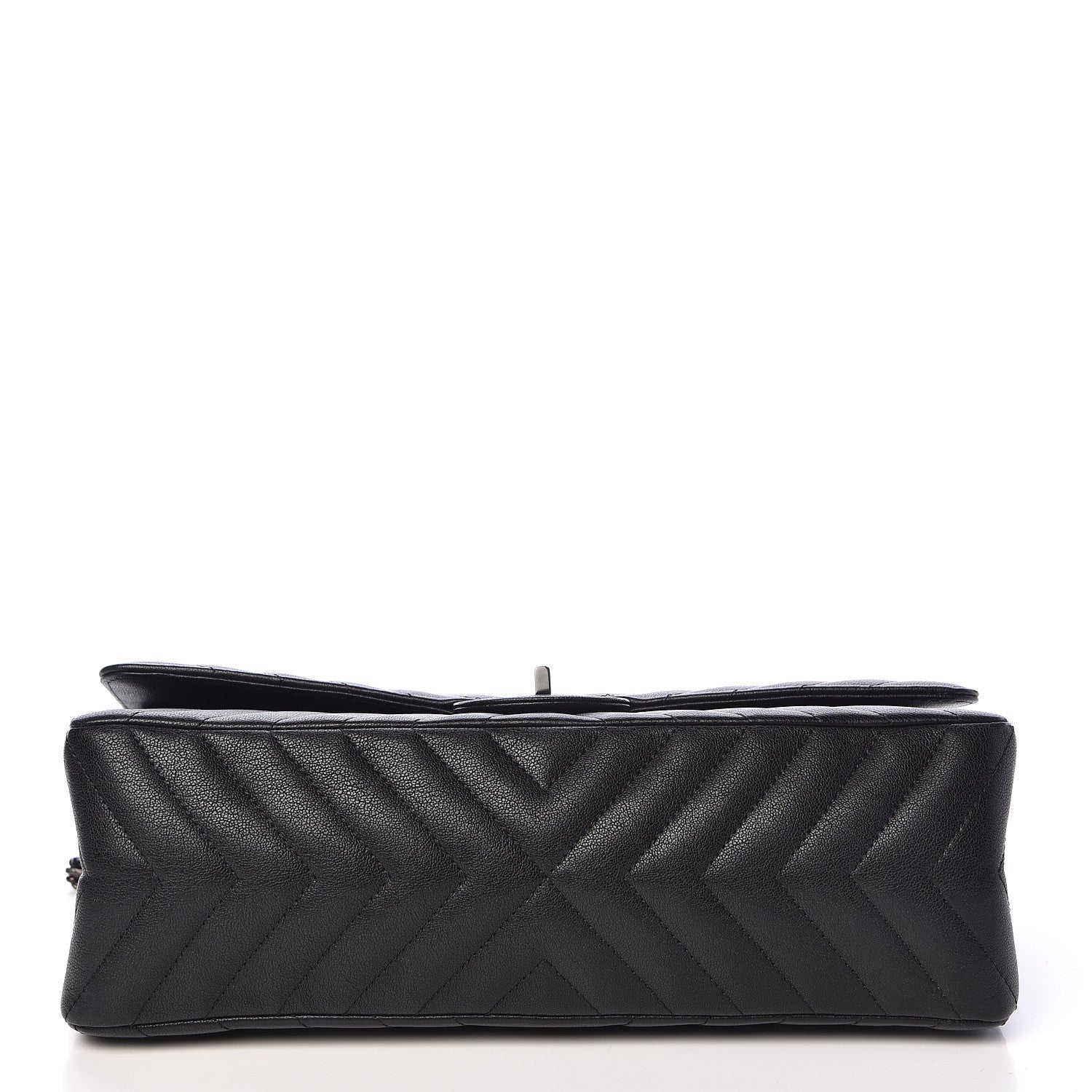 Chanel Sheepskin Chevron Quilted 2.55 Reissue 226 Flap So Black 12 of 14