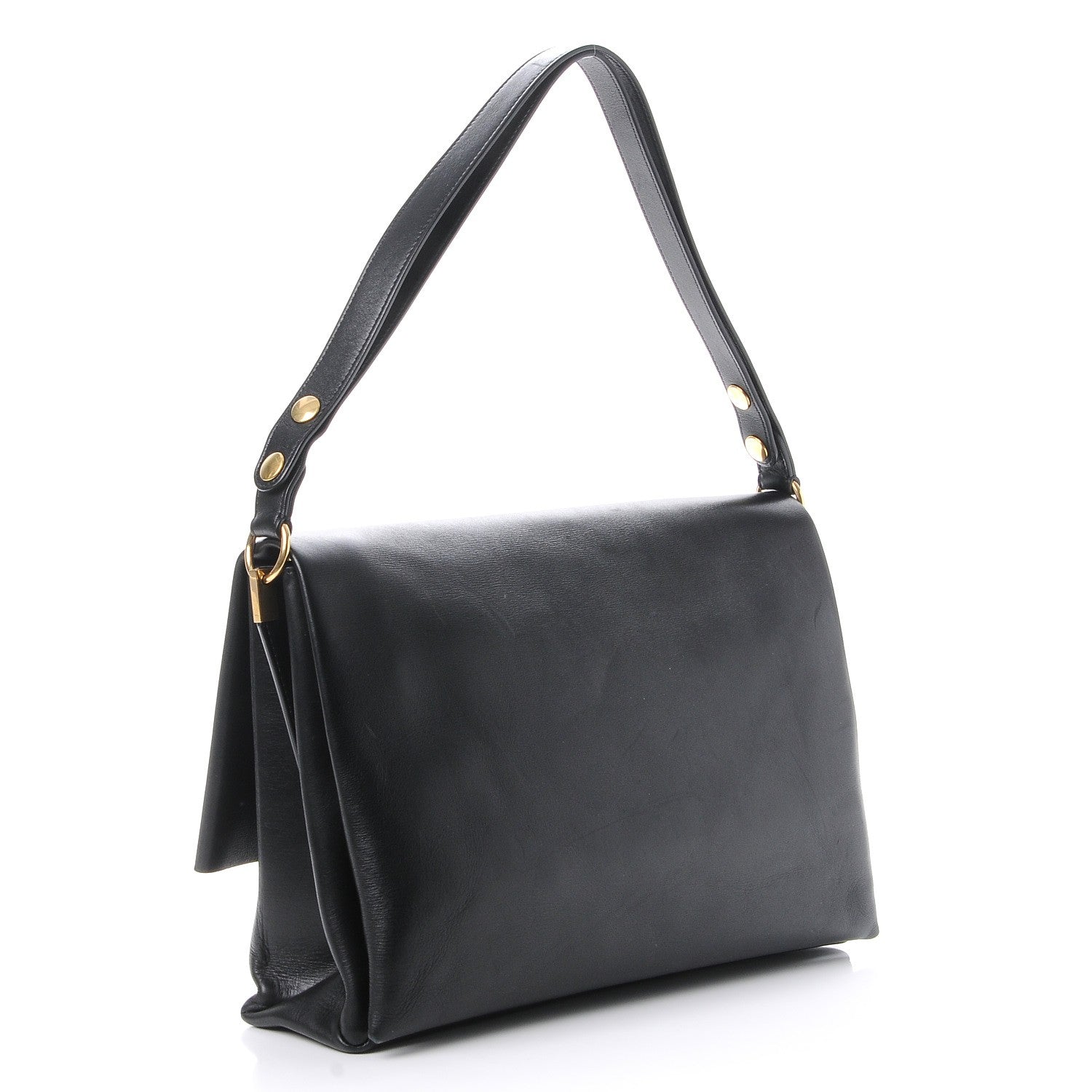 Celine Calfskin Blade Flap Black 3 of 11