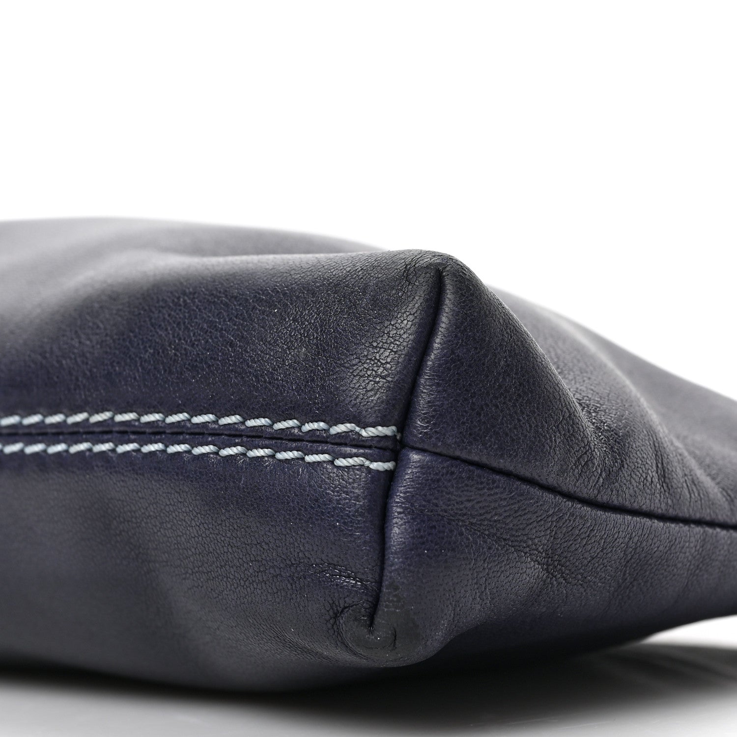 Chanel Lambskin Lax Pochette Navy 9 of 9