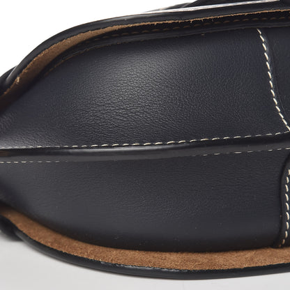 Loewe Grained Calfskin Mini Gate Crossbody Bag Navy 7 of 10