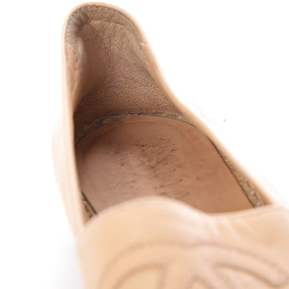 Chanel Lambskin CC Espadrilles 36 Beige Black 9 of 11
