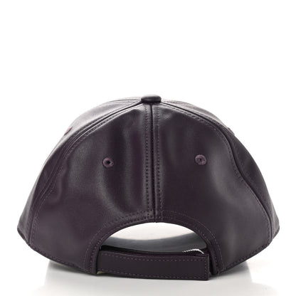 Telfar Vegan Leather Logo Embossed Hat Eggplant 6 of 8