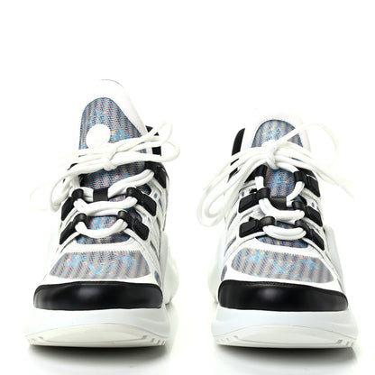 Louis Vuitton Calfskin Pop LV Archlight Sneakers 41 Blue 2 of 9