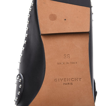 Givenchy Calfskin Studded Elegant Loafer Mule 36 Black 7 of 9