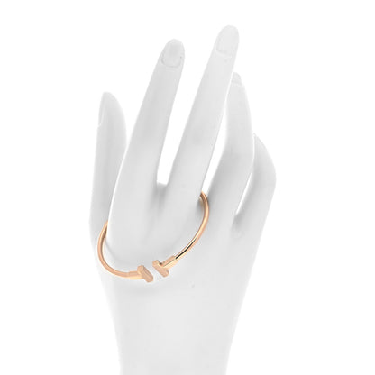 Tiffany 18K Rose Gold T Wire Bracelet 2 of 4