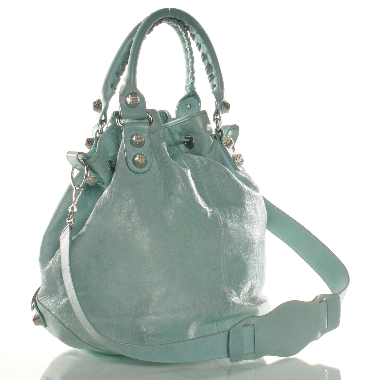 Agneau Giant 21 Silver Hardware Pompon Maldives