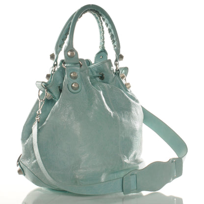 Balenciaga Agneau Giant 21 Silver Hardware Pompon Maldives 3 of 7