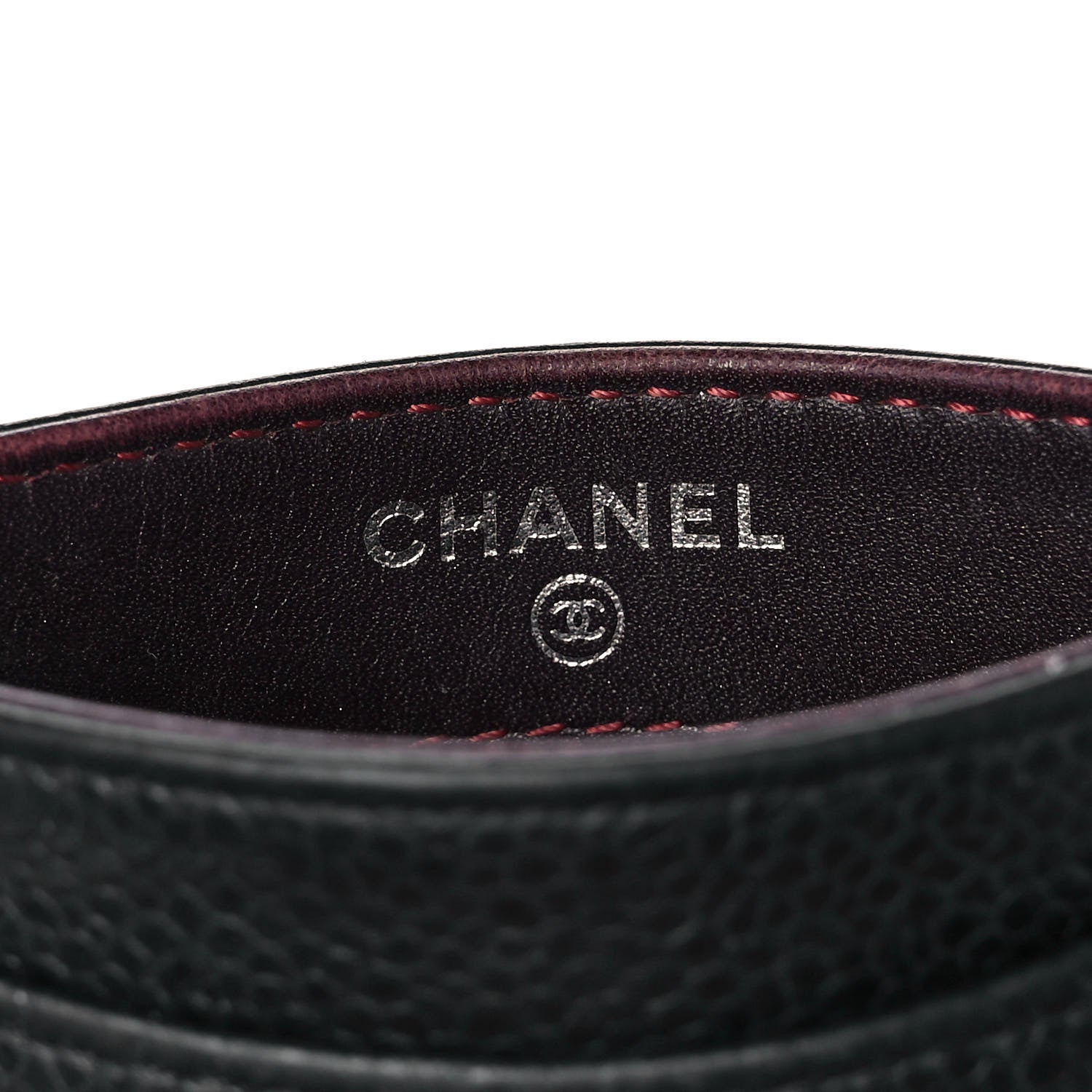 Chanel Caviar Quilted Card Holder Black 6 of 9