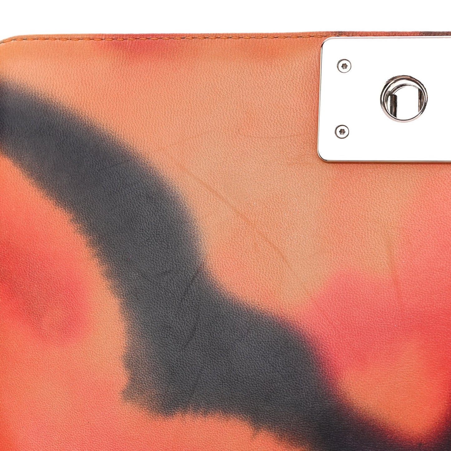 Printed Lambskin Quilted Medium Flower Power Boy Flap
