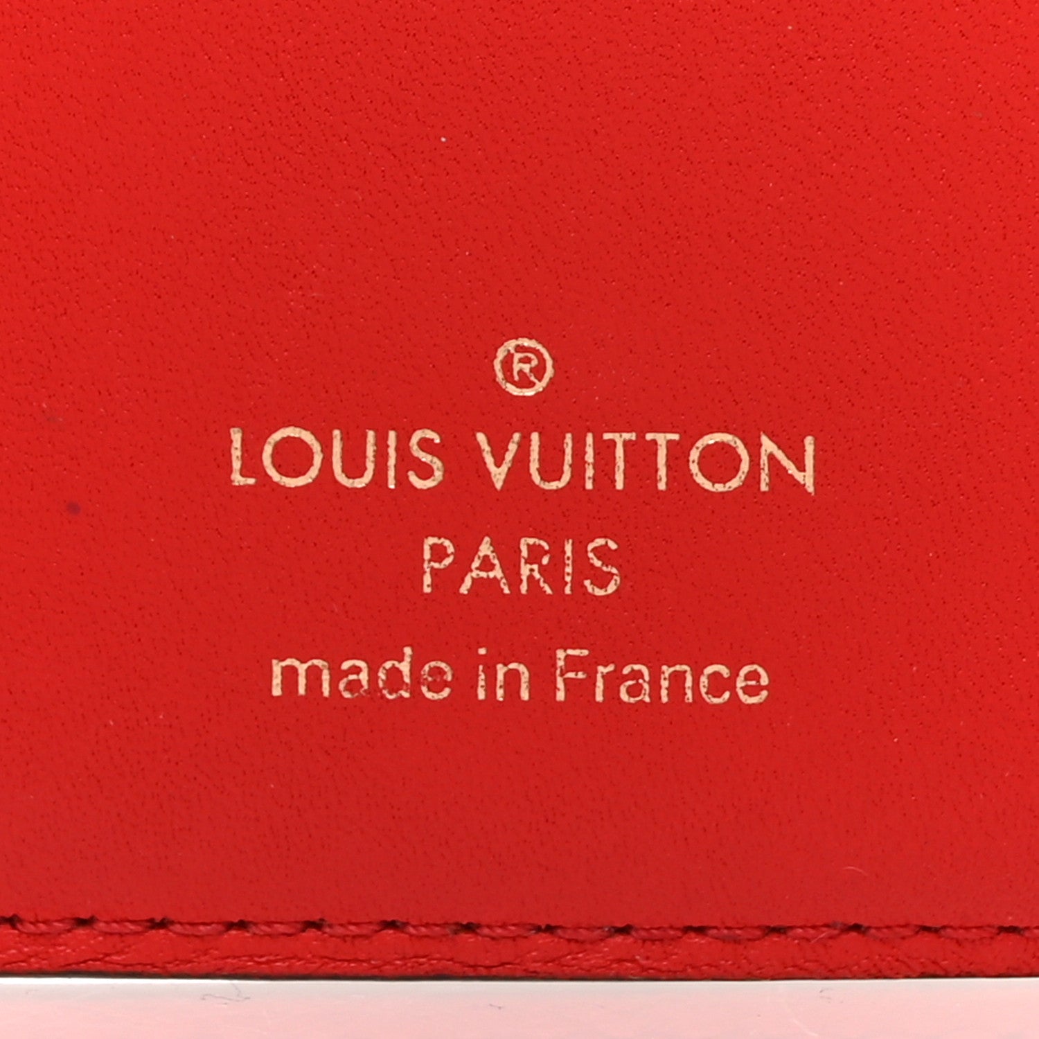 Louis Vuitton Monogram Flower Lock Compact Wallet Coquelicot 6 of 9