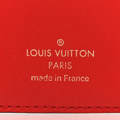 Louis Vuitton Monogram Flower Lock Compact Wallet Coquelicot 6 of 9
